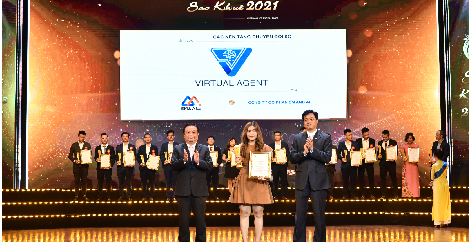 Virtual Agent được công nhận DANH HIỆU SAO KHUÊ 2021 