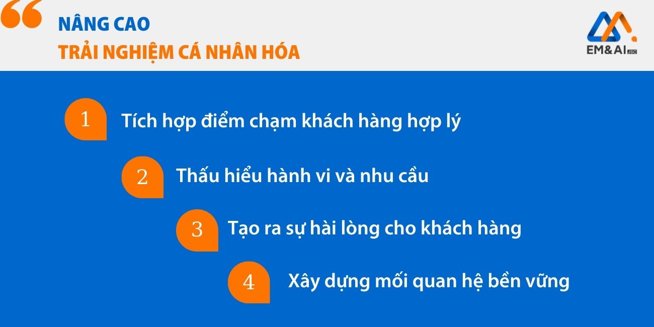 Cá nhân hóa trải nghiệm khách hàng